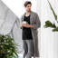 Aristo 100% Cotton Terry Cloth Boy / Man+ Mid-Calf Bathrobe with Pockets-73522330