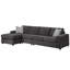 Canapé modulaire en L Birkley, gris (LHF)-2074573231-2074573229