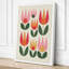 Stylized Tulip Composition Mid-Century - Wrapped Canvas-1241985983-1241985952