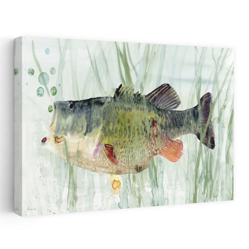 Art de la faune, lac, H 16 po x l 24 po