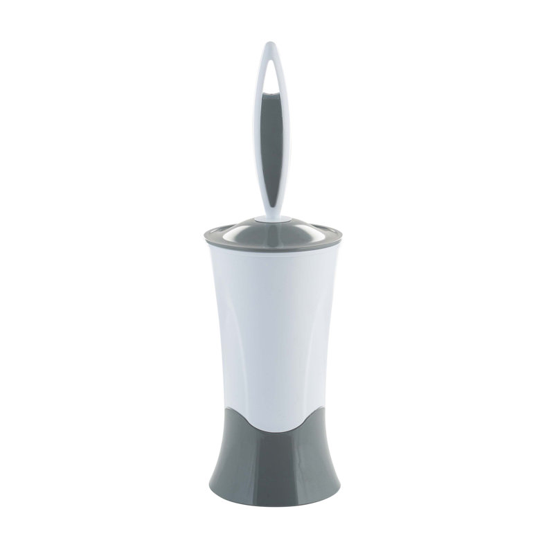 Luxurious Curve Design Toilet Brush and Holder Set