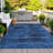 Machine Washable Indoor/Outdoor Xhevrie Blue Rug-112029720
