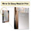 Abstract Golden and pink infinity rivers I - Gold Wall Mirror Decor-2039334256