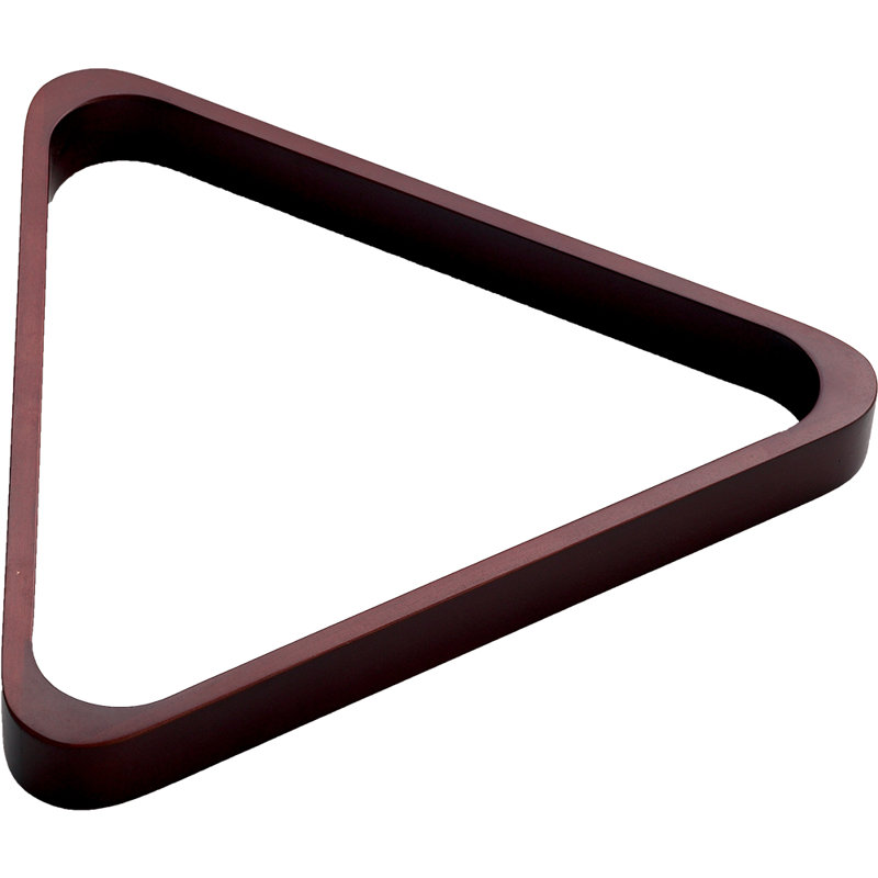 Action RK8T Stained Wooden 8-Ball Rack - Wine, Wine