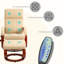Fauteuil inclinable avec repose-pieds HOMcom