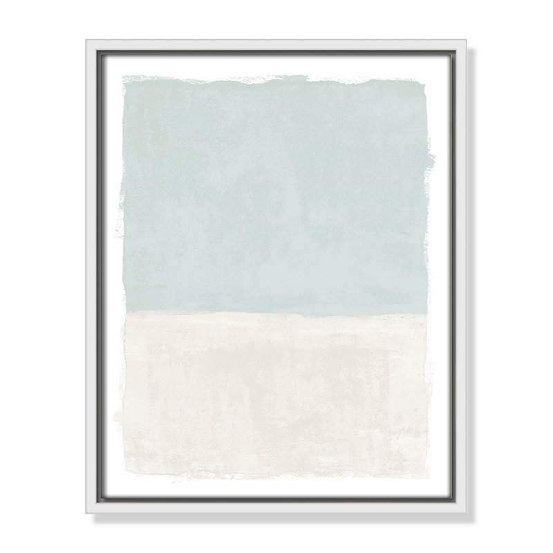 Ocean Tides I Print by Natalie Carpentieri, White Floater, 12.5'' W x 15.5'' H