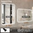 Rectangular Backlit Mirror Bathroom 30"X40"
