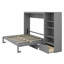 Murphy Bed With Storage Compartments Shelf And Drawer-49418456
