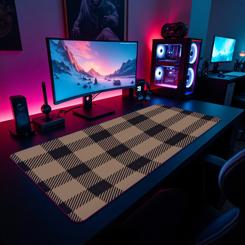 Polyester Desk Pad, 31.5x15.5