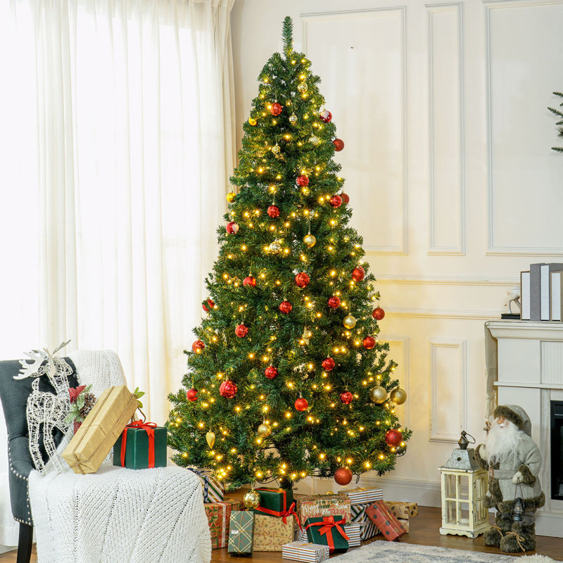 Arbre de Noël artificiel 7,5 pi avec lumières