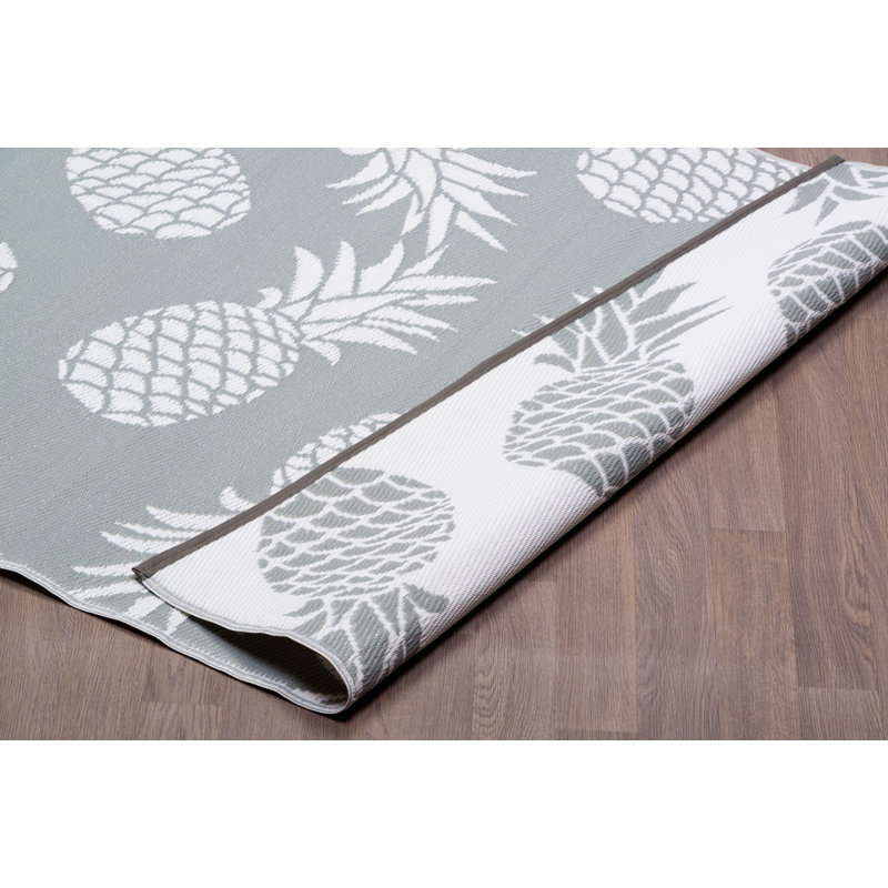 Tapis en plastique d'intérieur / extérieur réversible à séchage rapide de qualité supérieure, Rectangle 8 pi x 10 pi