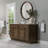 Sollman 61" Kodiak Brown Single Sink Bathroom Vanity with White Ice Quartz Top-124301239