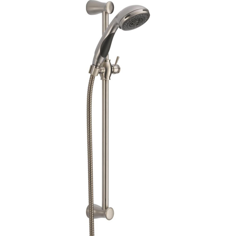 3-Spray Hand Shower with Slide Bar, Handheld Shower Head, Slide Bar Hand Shower 2.5 GPM