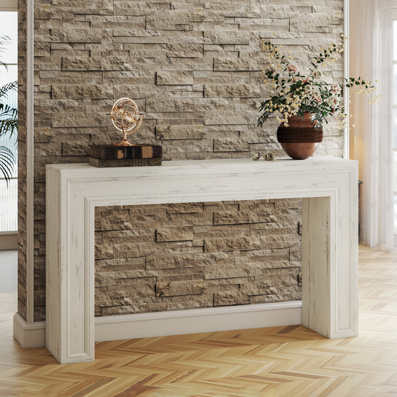 Console 55 po, Blanc