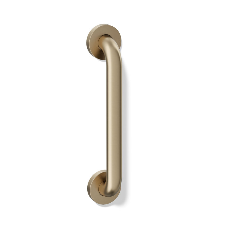 Barre d'appui contemporaine, L 12 po, Bronze brossé éclatant
