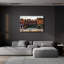 Art mural en verre acrylique 36 po x 24 po «52 Cats In The Neighbouring» par JL Munro