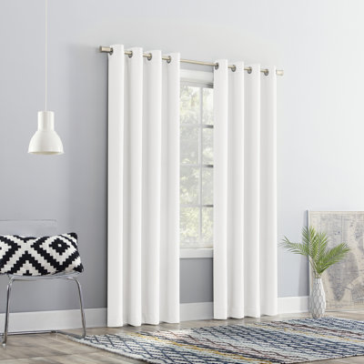 Jaqueta Modern Glam Semi-Sheer Grommet Curtain Panel