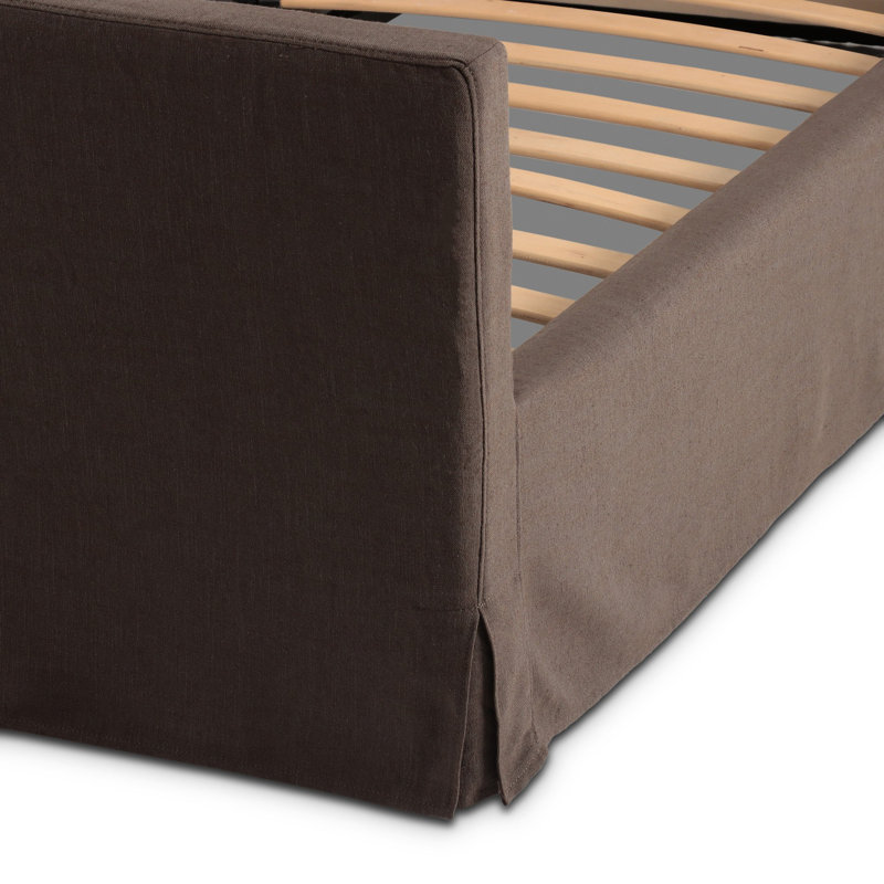 Daphne Upholstered Bed, Queen, Brussels Pine