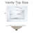 Quanda 24'' Single Bathroom Vanity with Ceramic Top-1654405760