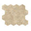 Carreau de marbre cannelé hexagonal 3D, 1 boîte, 12 pièces