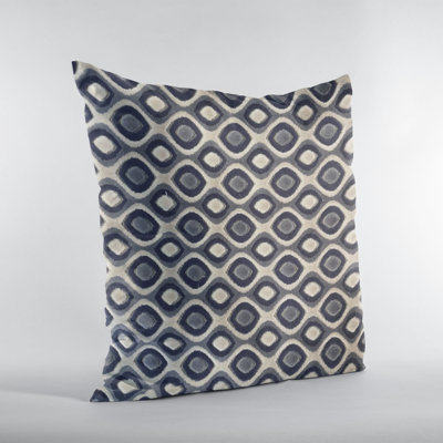 Clubhouse Orbit Geometric Reversible Throw Pillow