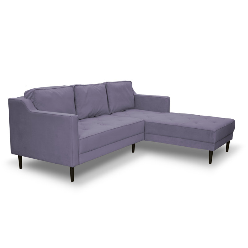 4 Seater Sofa Bed, Right Hand Facing, Purple