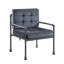 Fauteuil et repose-pieds en velours capitonné l 27 po Brooaks