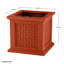 Boîte à fleurs en faux rotin 14,65 po Pure Garden, orange-1007708063