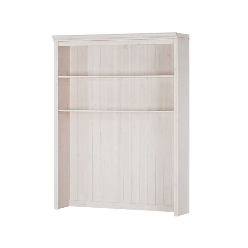 Tillett 177cm H x 137cm W Standard Bookcase, White