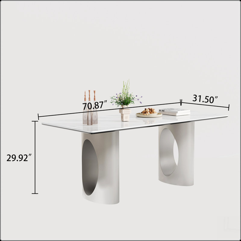 Table de salle à manger rectangulaire