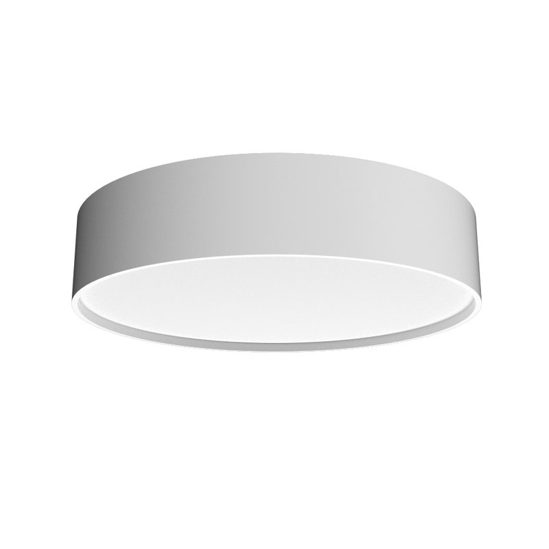 Cilíndrico 1 - Light LED Flush Mount, 4.88" H x 13.65" W x 13.65" D, Organic Cappuccino