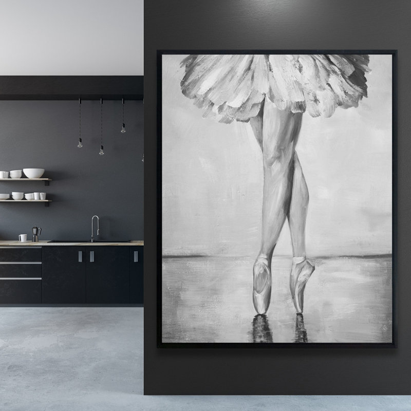 Ballet Classic Steps Print On Canvas, H 60 po x l 48 po