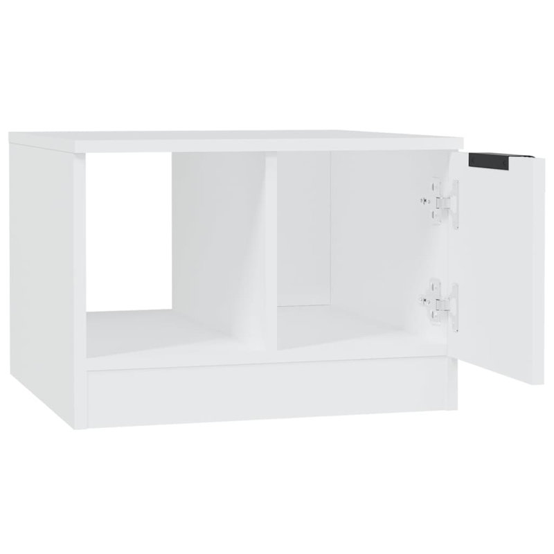 Jarran Frame Coffee Table with Storage, Brushed White