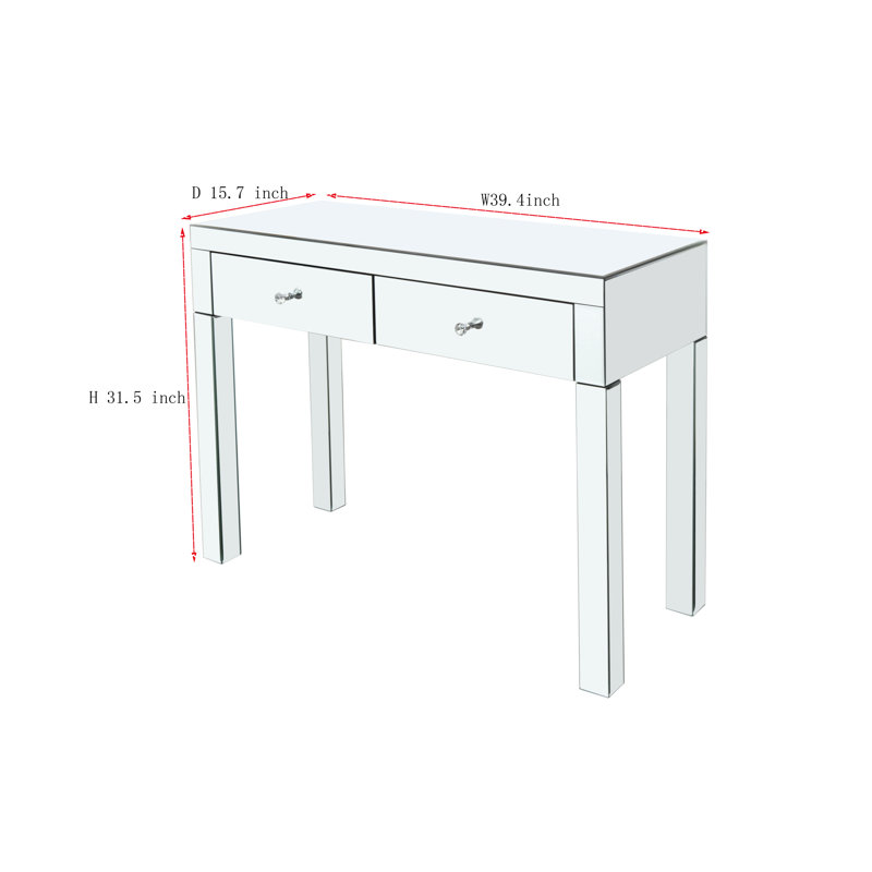 Elegant Mirror Dressing Table With Ample Storage