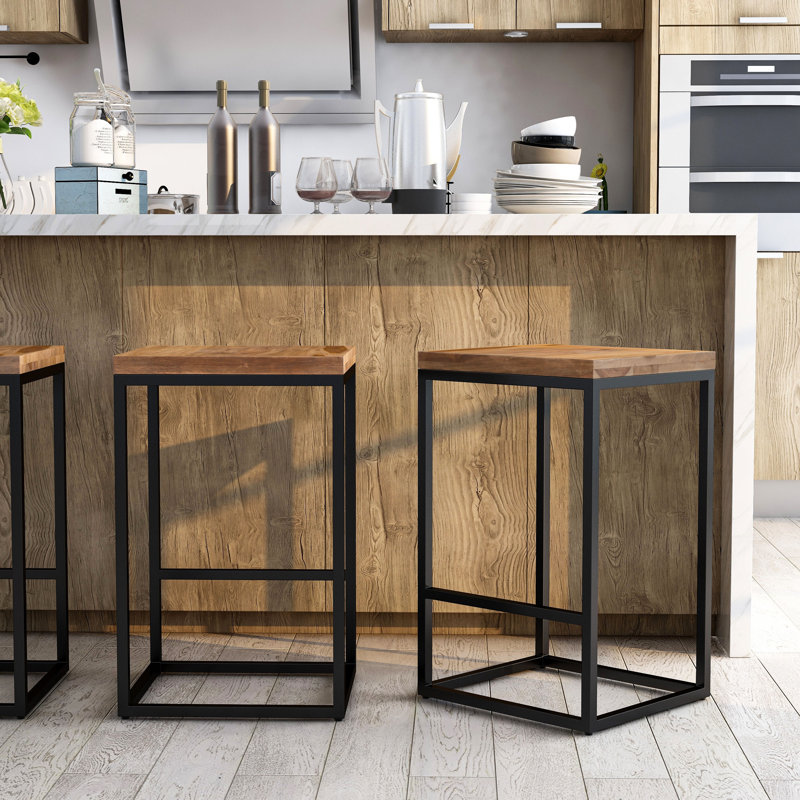 Tabouret de bar pivotant à hauteur réglable