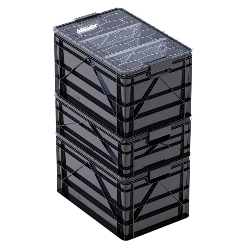 Ensemble de 3 boîtes, Noir