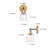 Modern Tranditional 1-Light Brass Wall Sconce