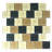 Geo 2 in. x 2 in. Textured Glass Straight Edge Brick Mosaic Wall & Pool Tile