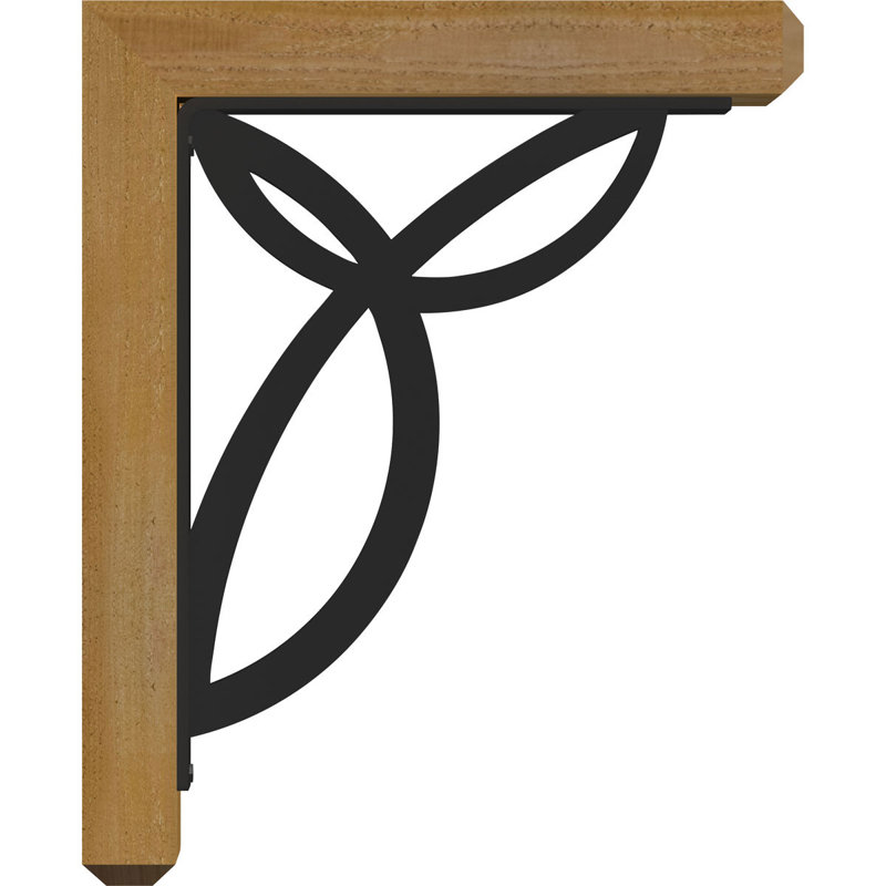 Support pour scie rugueuse, cèdre rouge de l'Ouest l 4 po x P 9 1/2 po x H 12 po Versailles Craftsman Ironcrest