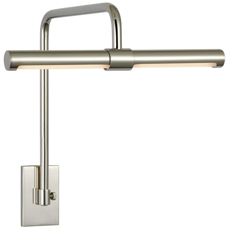 Thomas O'Brien Kidd 9" Frame Mount Picture Light, Polished Nickel