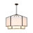 6-Light Classic Tiered Fabric Drum Chandelier