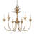 Schiff 6 - Light Steel Dimmable Empire Chandelier-430802377