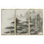 Asian Forest - Cabin & Lodge, ensemble de 3 toiles d'art encadrées-1777240547-1777240556