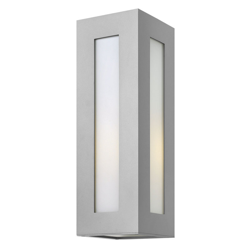 Dorian 1 - Bulb Outdoor Flush Mount, Bronze, 12.25" H x 4" W x 6.75" D, E26/Medium (Standard)