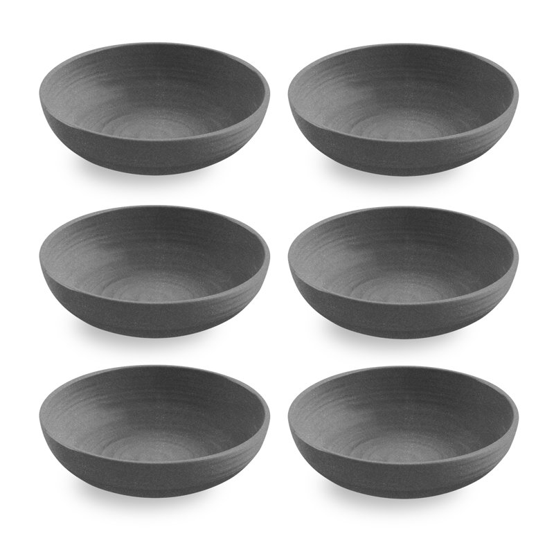 Bol bas Denver Planta Artisan - gris - 8 po, Gris