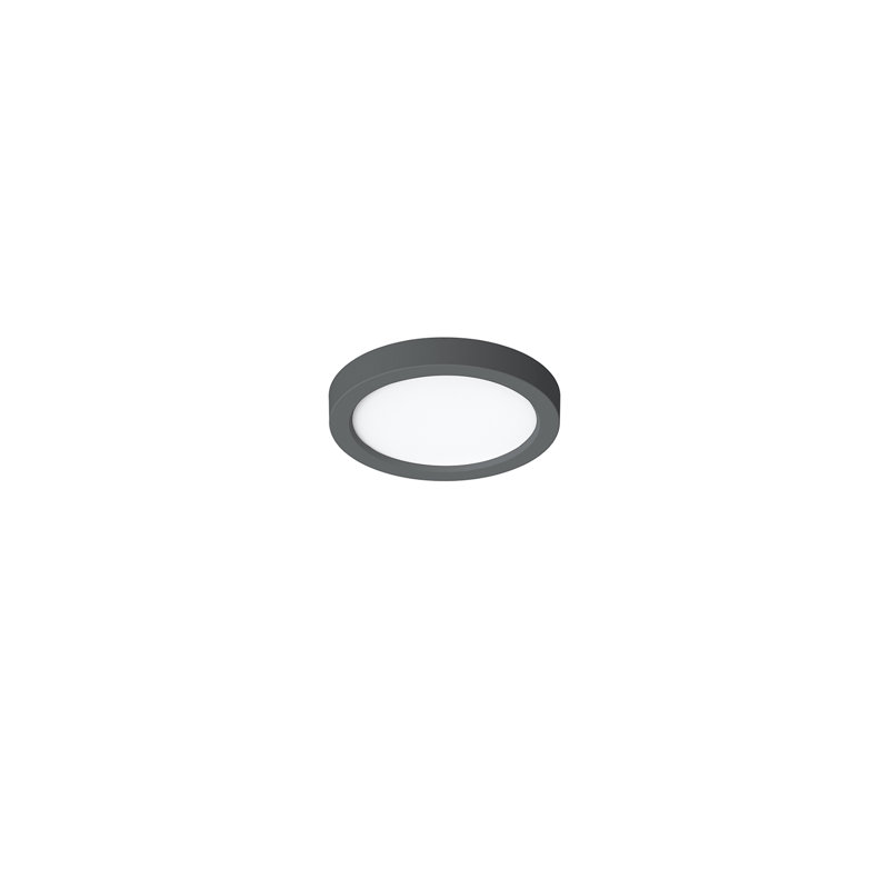 Eon 5'' LED Flush Mount - 8W - Black, Black, 0.88" H x 5" W x 5" D, 7