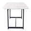 Loni Metal Base Dining Table-1722680823