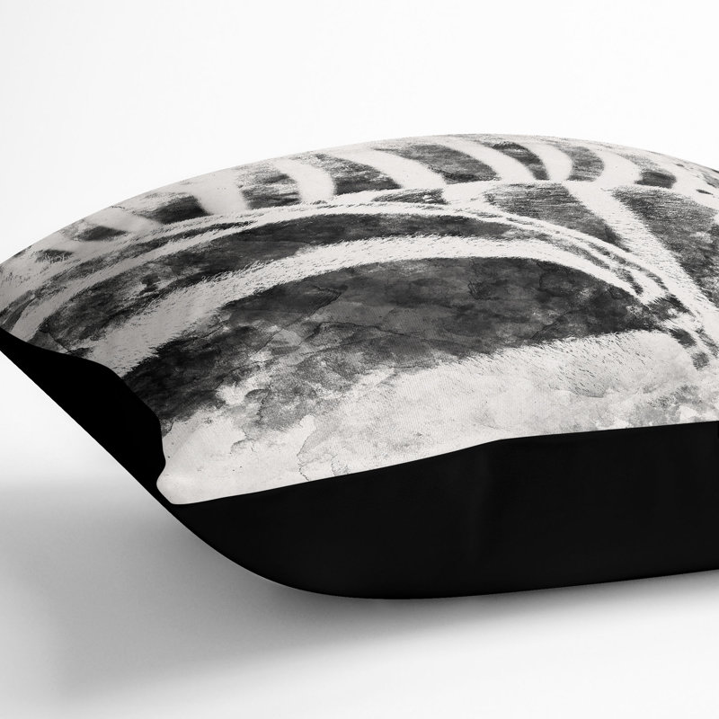 Square Cushion, 40cm H x 40cm W x 15cm D, Black