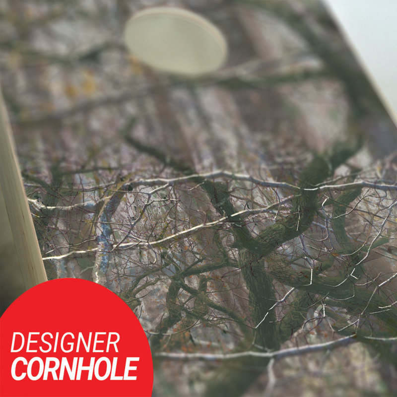 2' X 3' Wooded Camo Tailgate Size Cornhole Set