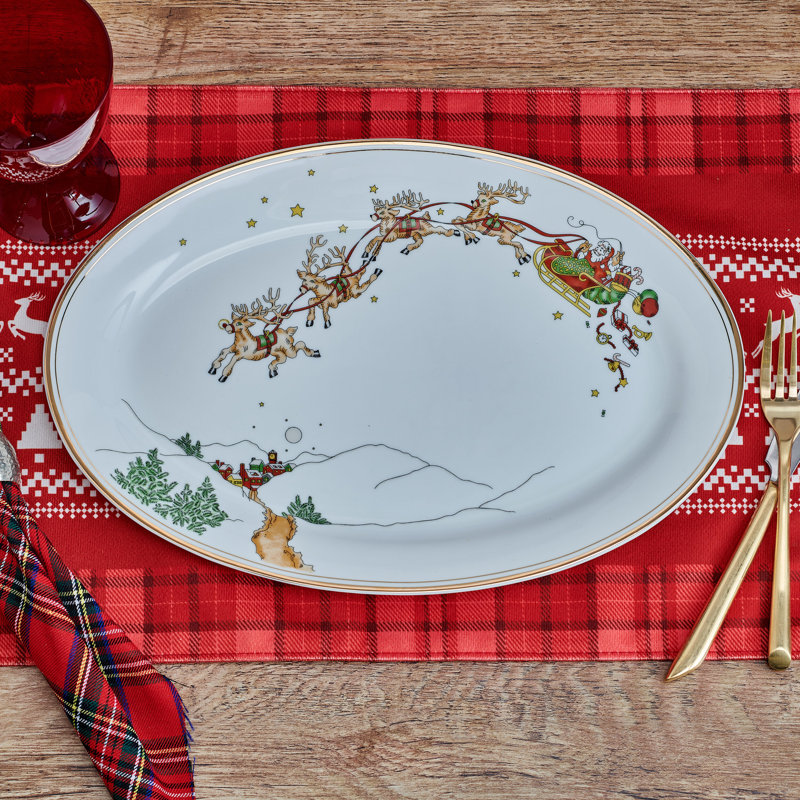 Fitz and Floyd St. Nicholas 14-In Platter